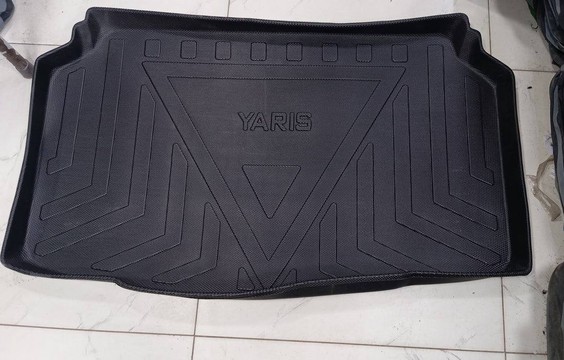 YARIS HATCHBACK JAPANESE TRUNK TRAY HIGH QUALITY PVC MATERIAL WATER PROOF-PLASTIC-PREFECT SIZE 💯