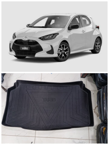 YARIS HATCHBACK JAPANESE TRUNK TRAY HIGH QUALITY PVC MATERIAL WATER PROOF-PLASTIC-PREFECT SIZE 💯