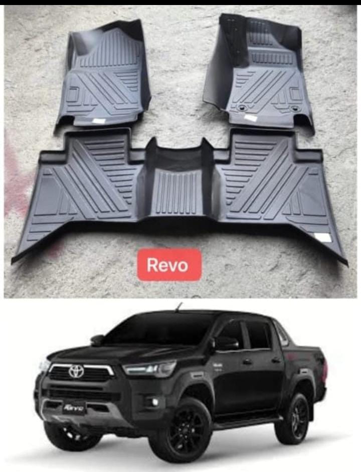 Toyota Revo TPE FLOOR MATS HIGH QUALITY IMPORTED FROM CHINA PERFECT SIZE 💯