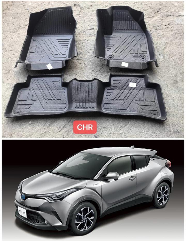 TOYOTA CHR TPE FLOOR MATS HIGH QUALITY IMPORTED FROM CHINA PERFECT SIZE 💯