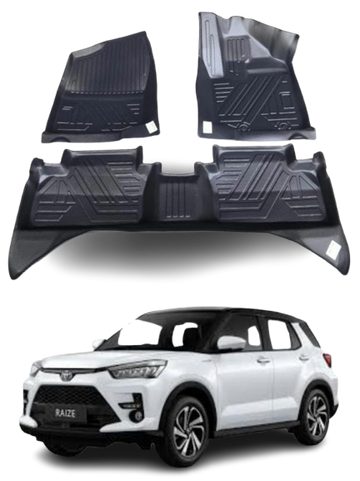 TOYOTA RAIZE TPE FLOOR MATS HIGH QUALITY IMPORTED FROM CHINA PERFECT SIZE 💯