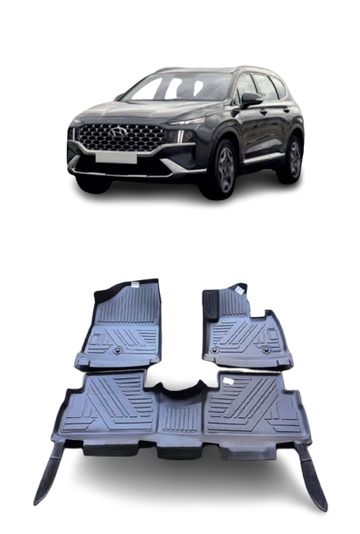 SANTA FE TPE FLOOR MATS HIGH QUALITY IMPORTED FROM CHINA PERFECT SIZE 💯