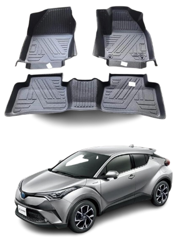 TOYOTA CHR TPE FLOOR MATS HIGH QUALITY IMPORTED FROM CHINA PERFECT SIZE 💯